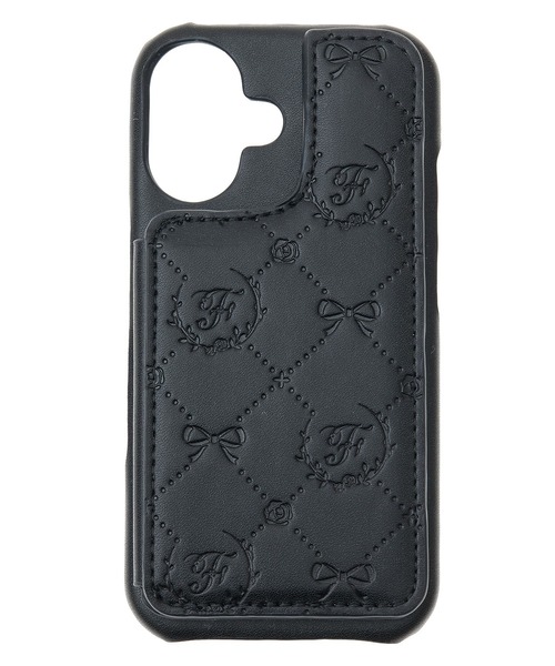 Maison de FLEUR（メゾンドフルール）の「カードポケットミラー付きアイフォン16ケース（スマホケース/カバー・レディース・ピンク/ピンク系その他/ブラック・FREE）」の9枚目の写真