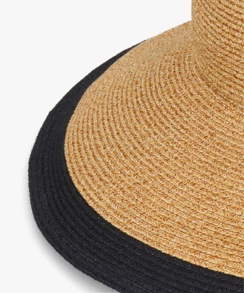 Chapeau d’ O Silk Braid Capelineシャポードオー Chapeau d' O Lame Silk Braid Capeline | 57.5cm(75) LT GREEN