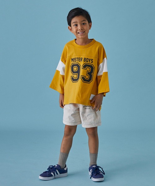 FOV（フォブ）の「FOV/フォブ フットボールTシャツ（Tシャツ/カットソー・キッズ・イエロー/ブルー/ブラック・XL/L/M/S）」の7枚目の写真