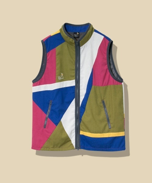 go slow caravan（ゴースローキャラバン）の「LINEN/COTTONパッチワークスタンドベスト（ベスト・メンズ・その他2/その他1・LARGE/MEDIUM）」の2枚目の写真