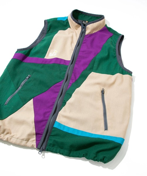 go slow caravan（ゴースローキャラバン）の「LINEN/COTTONパッチワークスタンドベスト（ベスト・メンズ・その他2/その他1・LARGE/MEDIUM）」の3枚目の写真