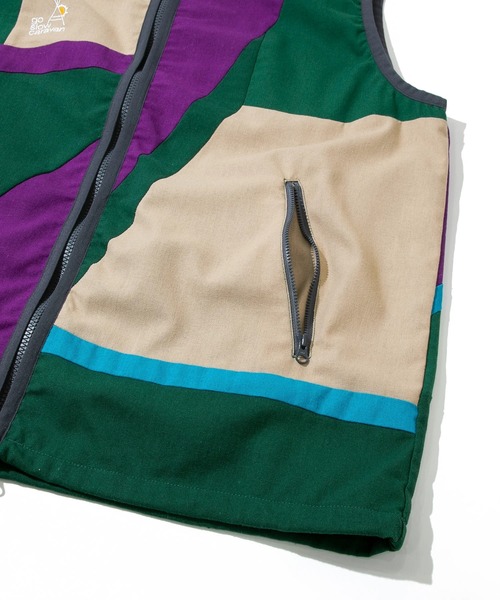 go slow caravan（ゴースローキャラバン）の「LINEN/COTTONパッチワークスタンドベスト（ベスト・メンズ・その他2/その他1・LARGE/MEDIUM）」の7枚目の写真