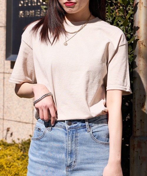 JERZEES(ジャージーズ)の「【JERZEES】着回し自在 DRI-POWER rew neck short sleeve t-shirt / ドライパワー クルーネック 半袖Tシャツ 無地T サイズ展開豊富 2026年 夏 夏服(Tシャツ/カットソー・レディース・チャコール/サンドベージュ/ネイビー/ホワイト/ブラック/グレー・M/XL/L/S)」の19枚目の写真