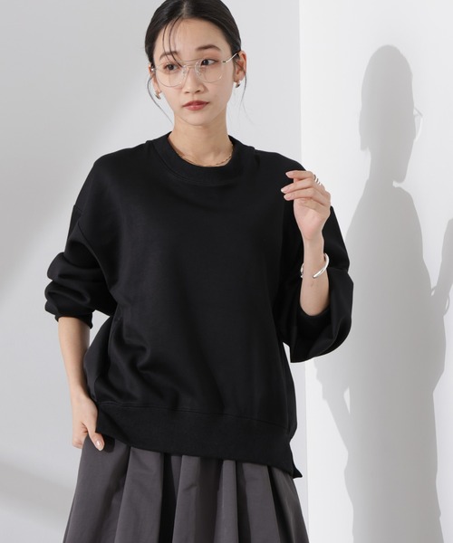 NANO universe(ナノユニバース)の「布帛コンビポンチカットトップス(Tシャツ/カットソー・レディース・ブラック/ホワイト/ベージュ・FREE)」の18枚目の写真