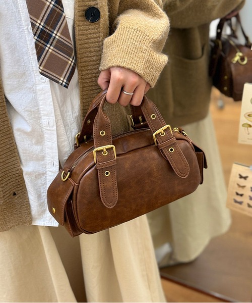 LA VORAGINE（ラ ヴォラジネ）の「2wayショルダーバッグ（ショルダーバッグ・レディース・ブラック/ダークブラウン/ブラウン・FREE）」の3枚目の写真