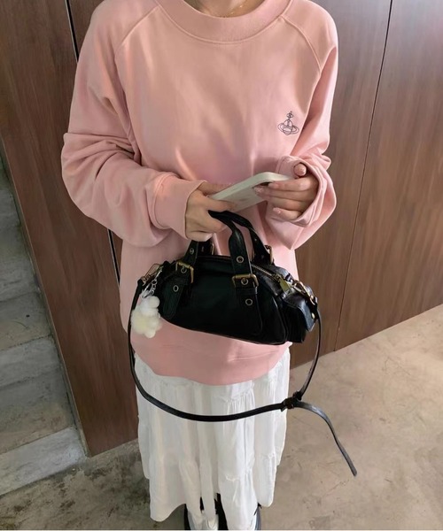 LA VORAGINE（ラ ヴォラジネ）の「2wayショルダーバッグ（ショルダーバッグ・レディース・ブラック/ダークブラウン/ブラウン・FREE）」の7枚目の写真