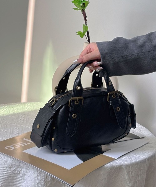 LA VORAGINE（ラ ヴォラジネ）の「2wayショルダーバッグ（ショルダーバッグ・レディース・ブラック/ダークブラウン/ブラウン・FREE）」の4枚目の写真