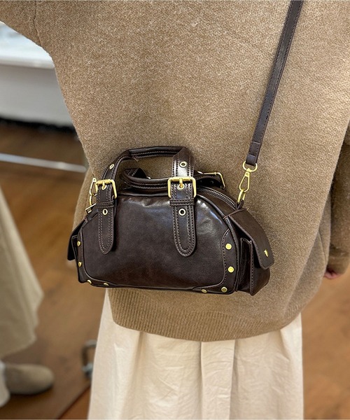 LA VORAGINE（ラ ヴォラジネ）の「2wayショルダーバッグ（ショルダーバッグ・レディース・ブラック/ダークブラウン/ブラウン・FREE）」の21枚目の写真