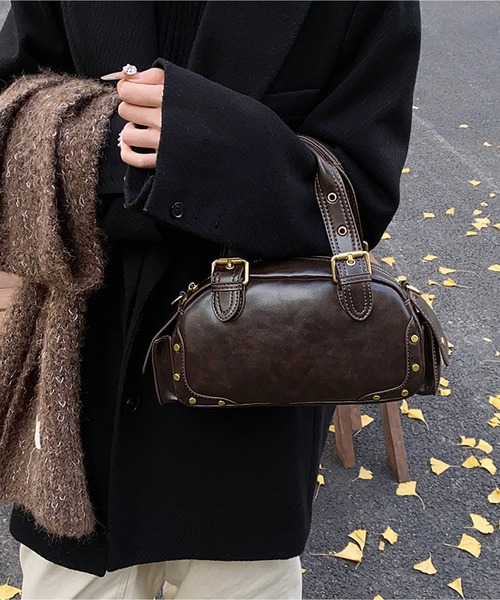 LA VORAGINE（ラ ヴォラジネ）の「2wayショルダーバッグ（ショルダーバッグ・レディース・ブラック/ダークブラウン/ブラウン・FREE）」の14枚目の写真