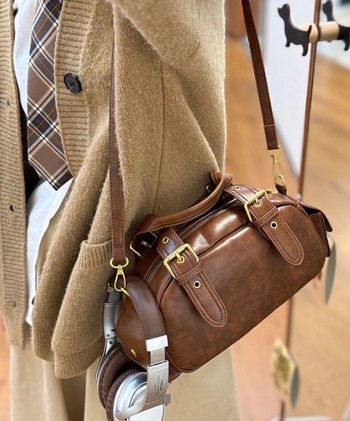 LA VORAGINE（ラ ヴォラジネ）の「2wayショルダーバッグ（ショルダーバッグ・レディース・ブラック/ダークブラウン/ブラウン・FREE）」の11枚目の写真