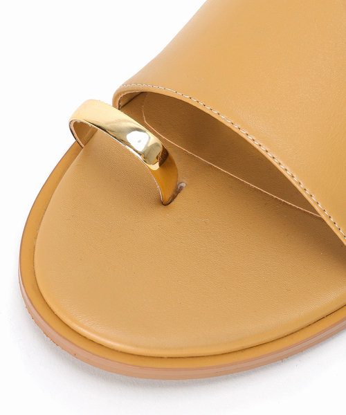 追加》LE VERNIS/ルベルニ Toe ring sandals（サンダル）｜LE