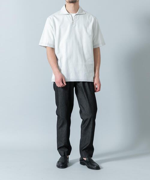 URBAN RESEARCH ROSSO MEN（アーバンリサーチロッソメン）の「『XLサイズあり』リラックスコットンリネンスキッパーシャツ（シャツ/ブラウス・メンズ・ベージュ/ネイビー/ブルー/ホワイト・X-LARGE/LARGE/MEDIUM）」の7枚目の写真