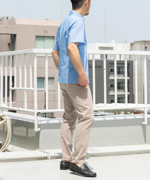 URBAN RESEARCH ROSSO MEN（アーバンリサーチロッソメン）の「『XLサイズあり』リラックスコットンリネンスキッパーシャツ（シャツ/ブラウス・メンズ・ベージュ/ネイビー/ブルー/ホワイト・X-LARGE/LARGE/MEDIUM）」の18枚目の写真