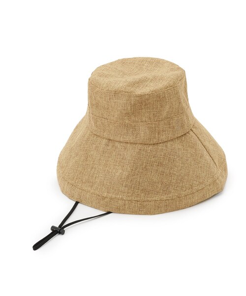 Dessin（デッサン）の「【UVカット】ウォッシャブルハット（ハット・レディース・ブラック/ライトベージュ/ダークブラウン・00）」の4枚目の写真