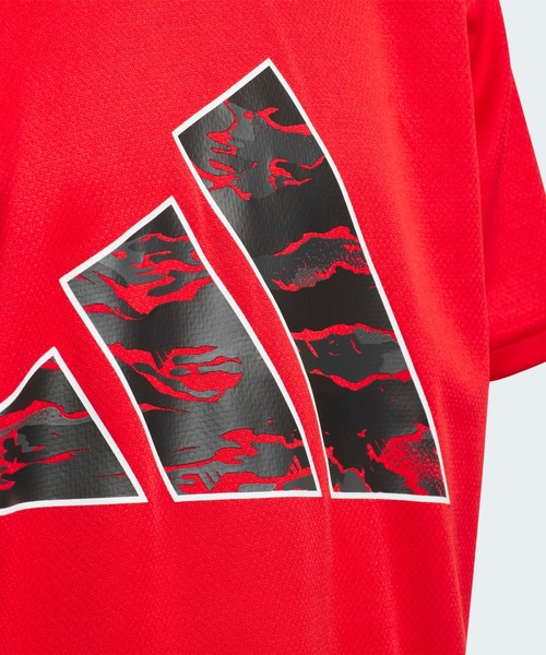 adidas（アディダス）の「キッズ エッセンシャルズ 3バー カモ柄 半袖Tシャツ / アディダス adidas（Tシャツ/カットソー・キッズ・レッド/ブルー・160/150/130/120/110/140）」の8枚目の写真