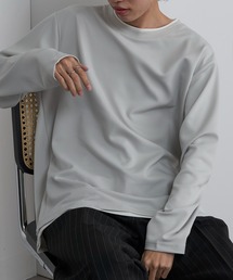 HAUS（ハウス）の「【HAUS】ストレッチカルゼレイヤードTシャツ（Tシャツ/カットソー）」