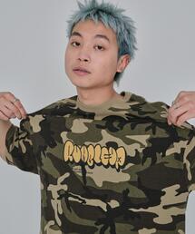 WEGO/カモフラグラフィックT