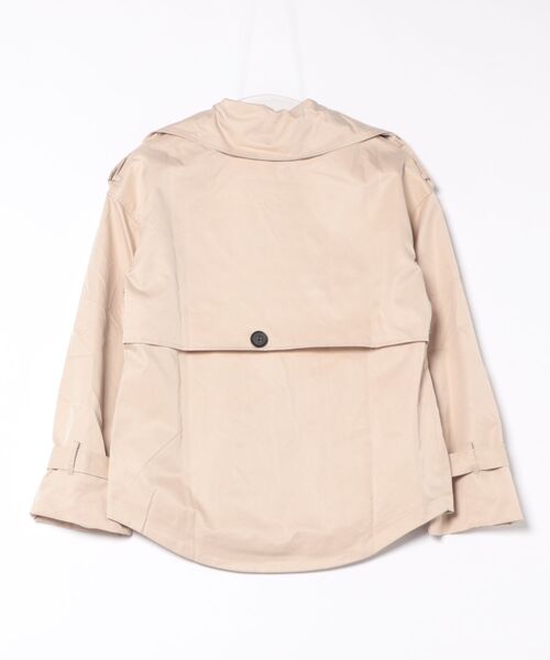 BLANC FICELLE(ブランフィセル)の「ショート丈 トレンチコート(トレンチコート・レディース・ベージュ/ライトベージュ・L/S/M/XL)」の3枚目の写真