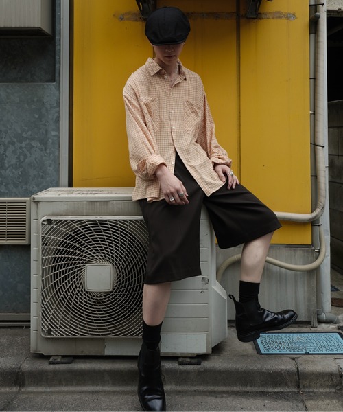 Noen(ノエン)の「グラフチェックシャツ(シャツ/ブラウス・メンズ・オレンジ/グリーン・FREE)」の18枚目の写真