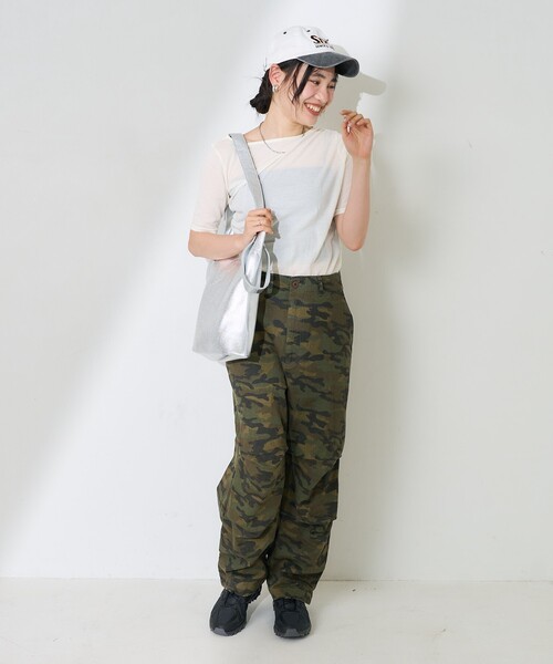 FREAK'S STORE（フリークスストア）の「ギャザートップス（Tシャツ/カットソー・レディース・オフホワイト/チャコールグレー/ブルー・ﾌﾘ-）」の20枚目の写真