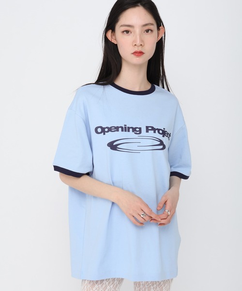 Opening Project(オープニングプロジェクト)の「【UNISEX】Opening Project/RingerT(Tシャツ/カットソー・レディース・ライトブルー/グレー/ホワイト・SMALL/MEDIUM/LARGE)」の22枚目の写真