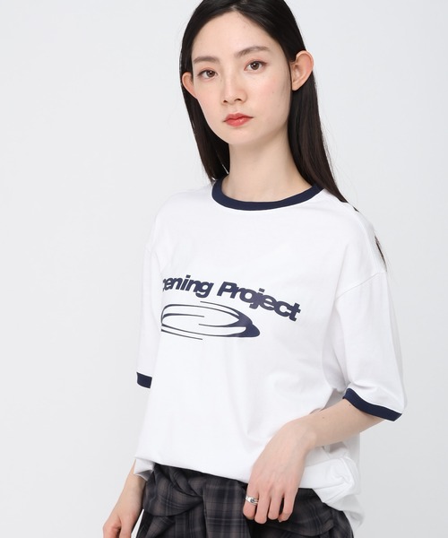 夏のTシャツ!【OPENING PROJECT】303 ロゴTシャツ セール】【UNISEX】Opening Project／RingerT（Tシャツ