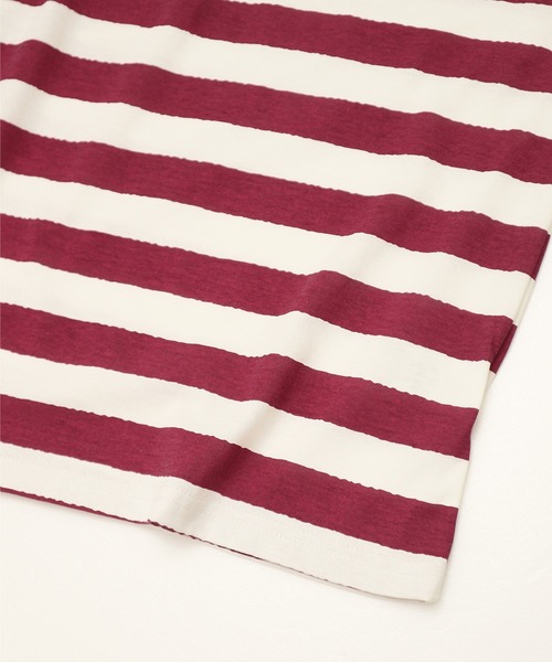 ALWAYS GOOD TIME（オルウェイズグッドタイム）の「【Where's Wally/ウォーリーを探せ】天竺 総柄/ワンポイント刺繍 WIDEシルエット 半袖Tシャツ（Tシャツ/カットソー・レディース・グレー系/ブルー系/ホワイト×レッド/サンドベージュ・M/L）」の18枚目の写真