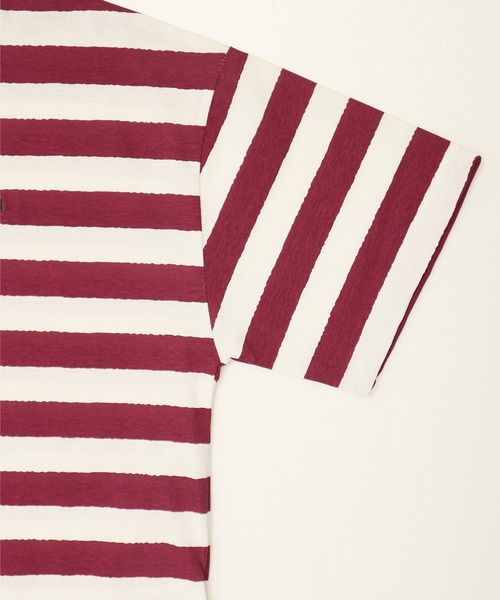 ALWAYS GOOD TIME（オルウェイズグッドタイム）の「【Where's Wally/ウォーリーを探せ】天竺 総柄/ワンポイント刺繍 WIDEシルエット 半袖Tシャツ（Tシャツ/カットソー・レディース・グレー系/ブルー系/ホワイト×レッド/サンドベージュ・M/L）」の21枚目の写真