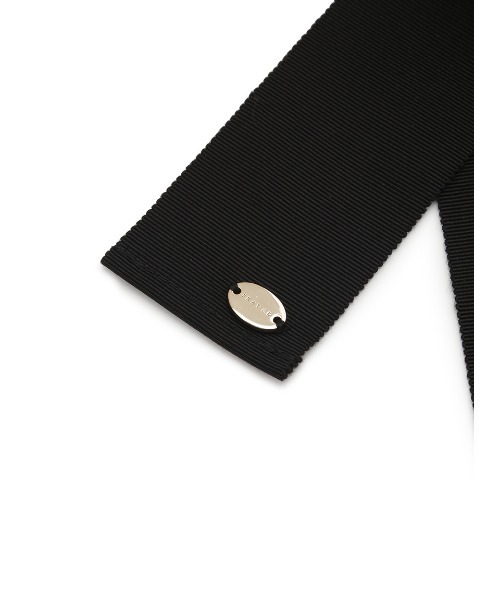 FRAY I.D(フレイアイディー)の「ラフィアリボンバケットハット(ハット・レディース・ベージュ/ブラック・FREE)」の5枚目の写真