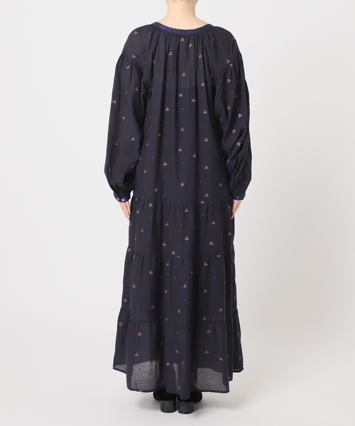 B.C STOCK（ベーセーストック）の「《追加》手洗い可 / フラワー刺繍ワンピース（ワンピース・レディース・ネイビー/ホワイト・FREE）」の21枚目の写真