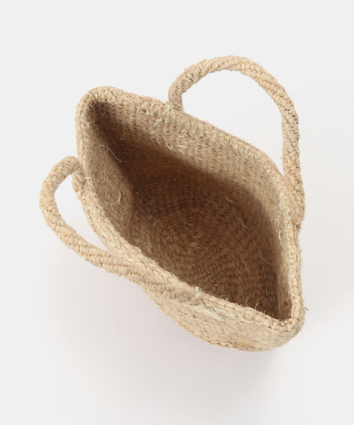 B.C STOCK（ベーセーストック）の「AFRICAN SQUARE/アフリカンスクエア タイタバスケット S（ハンドバッグ・レディース・ホワイト・FREE）」の5枚目の写真