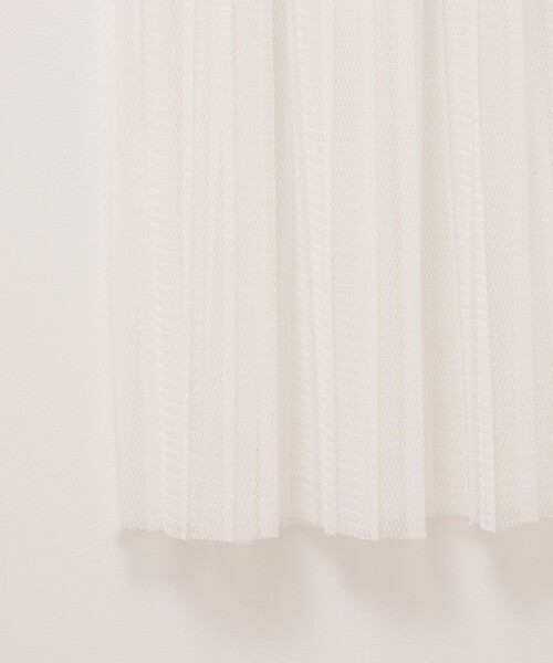 Rie Miller（リエミラー）の「ウォッシャブルラッセルチュールプリーツスカート（スカート・レディース・ブラック/ホワイト・38）」の17枚目の写真