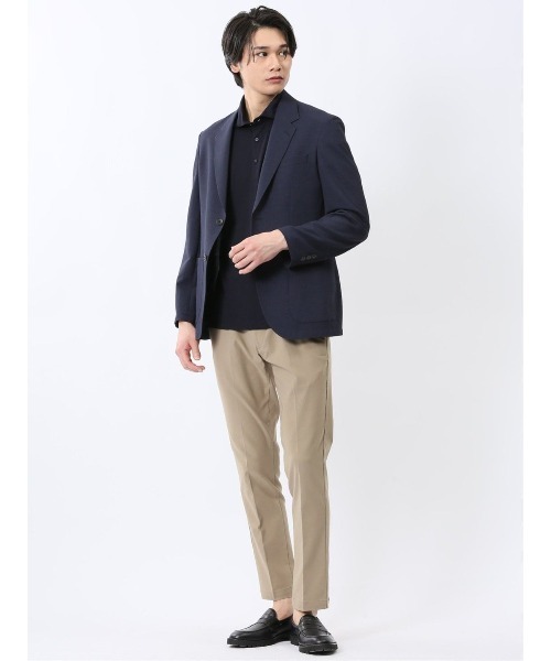 TAKA-Q（タカキュー）の「【WEB限定販売 軽量 ストレッチ ウォッシャブル】エアークール 2ボタン ジャケット（テーラードジャケット・メンズ・ネイビー・S/MEDIUM/LARGE/X-LARGE/3L）」の12枚目の写真