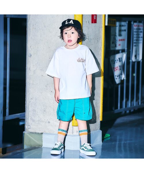 F.O.KIDS（エフオーキッズ）の「6色6柄バックプリント半袖Tシャツ_80～160cm展開（Tシャツ/カットソー・キッズ・オフホワイト/オレンジ/グレー/ブルー/ライム/ブラック・130/140/150/160/80/90/100/110/120）」の9枚目の写真