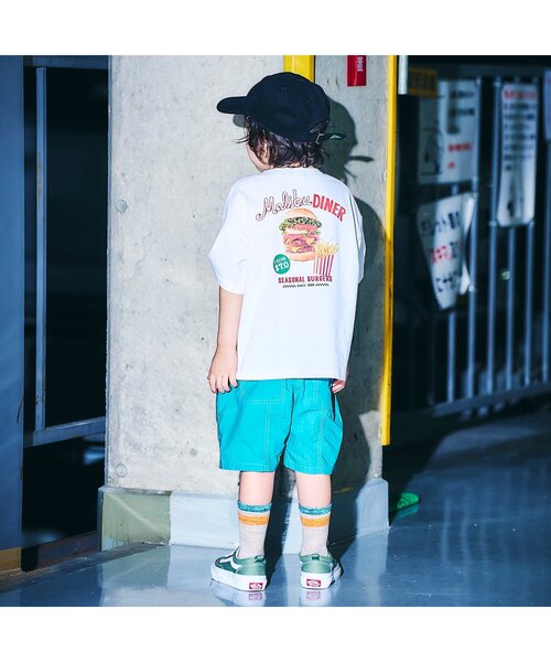 F.O.KIDS（エフオーキッズ）の「6色6柄バックプリント半袖Tシャツ_80～160cm展開（Tシャツ/カットソー・キッズ・オフホワイト/オレンジ/グレー/ブルー/ライム/ブラック・130/140/150/160/80/90/100/110/120）」の10枚目の写真