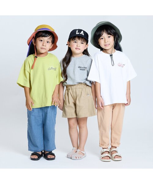 F.O.KIDS（エフオーキッズ）の「6色6柄バックプリント半袖Tシャツ_80～160cm展開（Tシャツ/カットソー・キッズ・オフホワイト/オレンジ/グレー/ブルー/ライム/ブラック・130/140/150/160/80/90/100/110/120）」の14枚目の写真
