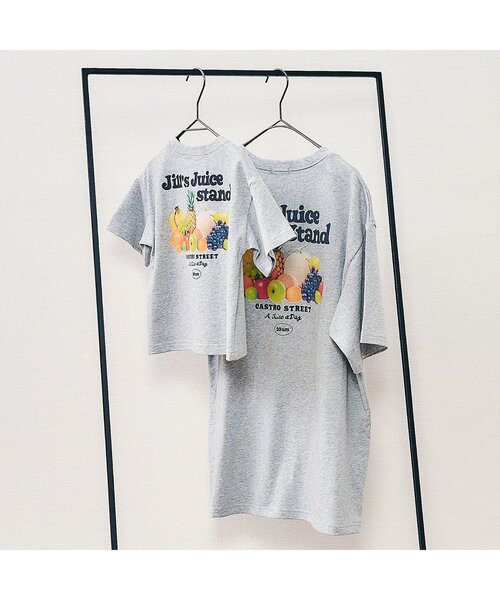 F.O.KIDS（エフオーキッズ）の「6色6柄バックプリント半袖Tシャツ_80～160cm展開（Tシャツ/カットソー・キッズ・オフホワイト/オレンジ/グレー/ブルー/ライム/ブラック・130/140/150/160/80/90/100/110/120）」の15枚目の写真
