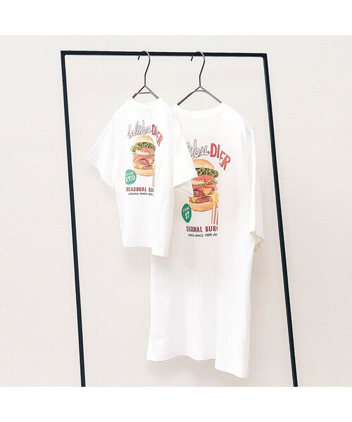 F.O.KIDS（エフオーキッズ）の「6色6柄バックプリント半袖Tシャツ_80～160cm展開（Tシャツ/カットソー・キッズ・オフホワイト/オレンジ/グレー/ブルー/ライム/ブラック・130/140/150/160/80/90/100/110/120）」の16枚目の写真