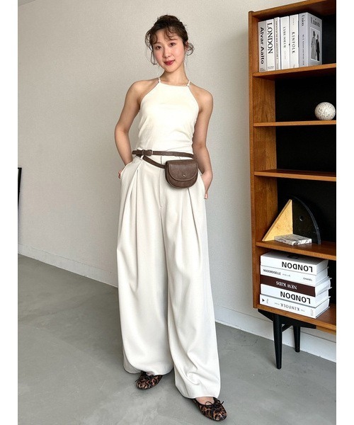 LILY BROWN（リリーブラウン）の「【LILY BROWN Lingerie】バックリボンボディスーツ（その他アンダーウェア/インナー・レディース・アイボリー/ブラック・FREE）」の18枚目の写真