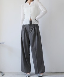 Doula Doula | ハイウエストストレートパンツ(スラックス)