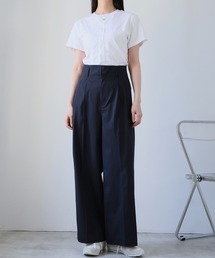 Doula Doula（ドゥーラドゥーラ）の「ハイウエストストレートパンツ（スラックス）」
