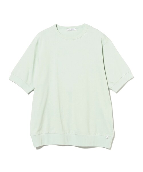 BRILLA per il gusto（ブリッラペルイルグースト）の「【販売店舗限定】ANTICIPO / コットンスムース クルーネック Tシャツ（Tシャツ/カットソー・メンズ・ミント/カーキ・46/48/42/44）」の7枚目の写真