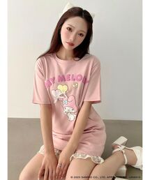 【メロクロコラボ】リボンポイントビッグTシャツ