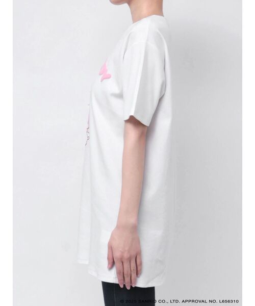 RESEXXY(リゼクシー)の「【メロクロコラボ】リボンポイントビッグTシャツ(Tシャツ/カットソー・レディース・ホワイト/ピンク・FREE)」の22枚目の写真