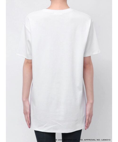 RESEXXY(リゼクシー)の「【メロクロコラボ】リボンポイントビッグTシャツ(Tシャツ/カットソー・レディース・ホワイト/ピンク・FREE)」の21枚目の写真