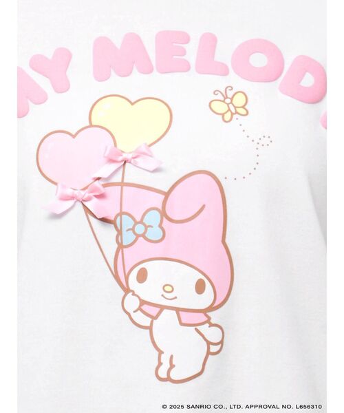 RESEXXY(リゼクシー)の「【メロクロコラボ】リボンポイントビッグTシャツ(Tシャツ/カットソー・レディース・ホワイト/ピンク・FREE)」の14枚目の写真