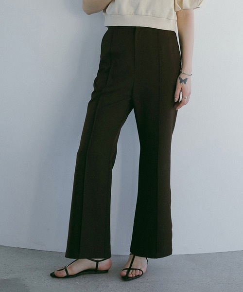 MANOF(マノフ)の「HEM SLIT PANTS(その他パンツ・レディース・グリーン/ブラウン/アイボリー・S/M)」の21枚目の写真