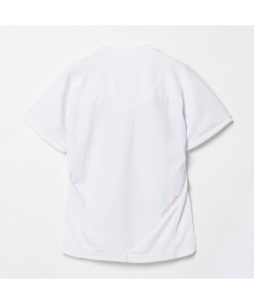 VIVA HEART(ビバハート)の「【VIVA HEART/GOLF】ハートバックダブルメッシュ半袖モックネック(シャツ/ブラウス・レディース・ブラック/ライトベージュ/ホワイト・40)」の11枚目の写真
