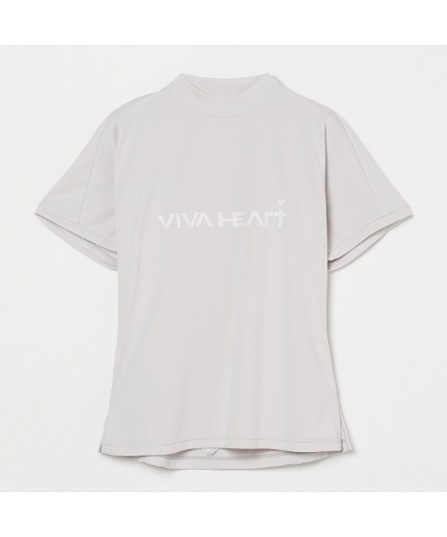 VIVA HEART(ビバハート)の「【VIVA HEART/GOLF】ハートバックダブルメッシュ半袖モックネック(シャツ/ブラウス・レディース・ブラック/ライトベージュ/ホワイト・40)」の8枚目の写真