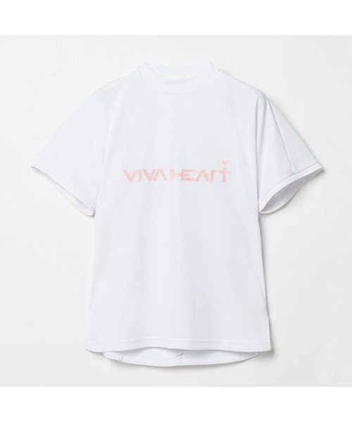 VIVA HEART(ビバハート)の「【VIVA HEART/GOLF】ハートバックダブルメッシュ半袖モックネック(シャツ/ブラウス・レディース・ブラック/ライトベージュ/ホワイト・40)」の10枚目の写真
